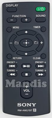 Original remote control SONY RM-AMU197 (149274511) Original remote control SONY RM-AMU197 (149274511)