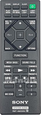 Original remote control SONY RMT-AM330U (149329411) Original remote control SONY RMT-AM330U (149329411)