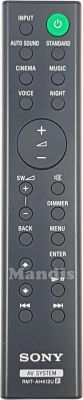 Original remote control SONY RMT-AH412U (149348511) Original remote control SONY RMT-AH412U (149348511)