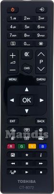 Original remote control TOSHIBA CT-8072 (23385598)