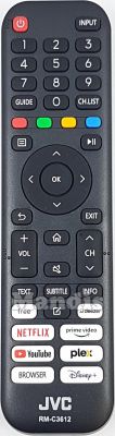 Original remote control JVC RM-C3612 (23900718)