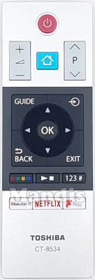 Original remote control TOSHIBA CT-8534 (30099655)