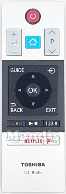 Original remote control TOSHIBA CT-8545 (30101776)