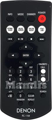 Original remote control DENON RC-1164 (30701010700AD)