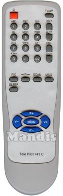 Original remote control GRUNDIG TELE PILOT 741C (759550590700)