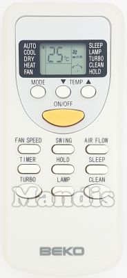 Original remote control BEKO 9197600362