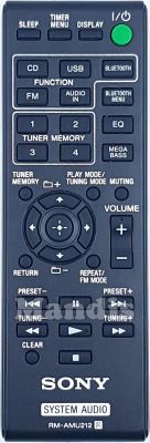 Original remote control SONY RM-AMU212 (A2060832A) Original remote control SONY RM-AMU212 (A2060832A)