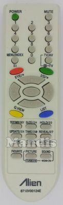 Remote control for LG MI-6710V00124E Remote control for LG MI-6710V00124E