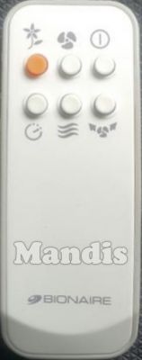 Original remote control BIONAIRE BAFE1507