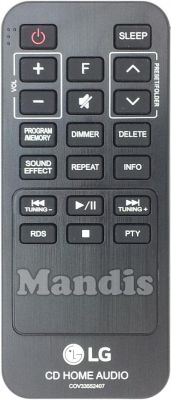 Original remote control LG COV33552407 Original remote control LG COV33552407