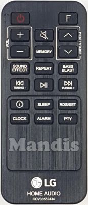 Original remote control LG COV33552434 Original remote control LG COV33552434
