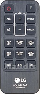 Original remote control LG COV34445442 Original remote control LG COV34445442