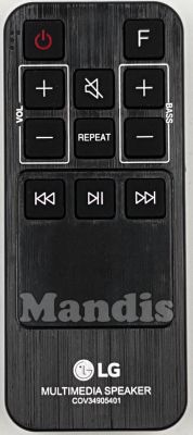 Original remote control LG COV34905401 Original remote control LG COV34905401