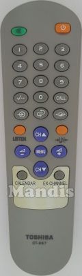 Original remote control TOSHIBA CT-867 Original remote control TOSHIBA CT-867