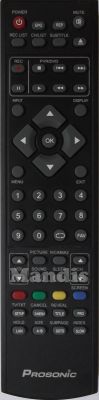 Original remote control DENVER TFD3249MC