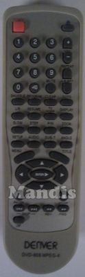 Original remote control DENVER DVD808