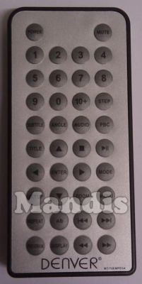 Original remote control DENVER MT738