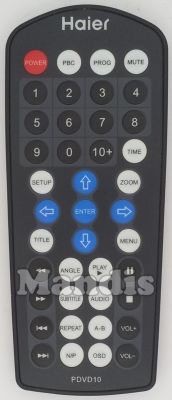 Original remote control HAIER PDVD10