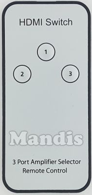 Original remote control UNKNOWN 3 Port Amplifier Selector (HDMI Switch)