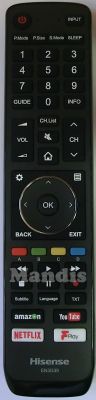 Original remote control HISENSE EN3G39 (T210141)