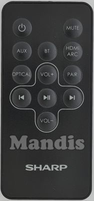 Original remote control SHARP HTSB95