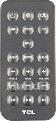 Original remote control TCL MA06250AG18RC1