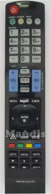 Remote control for LG MI-AKB72914210-221 Remote control for LG MI-AKB72914210-221