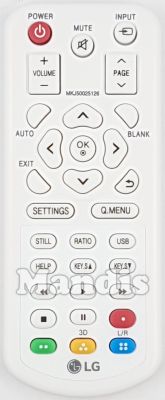 Original remote control LG MKJ50025126 Original remote control LG MKJ50025126