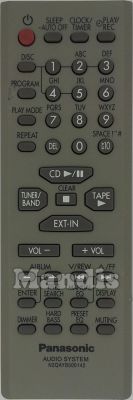 Original remote control PANASONIC N2QAYB000142