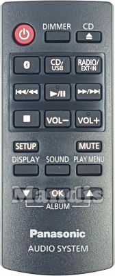 Original remote control PANASONIC N2QAYB001098