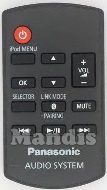 Original remote control PANASONIC RAK-SC989ZM
