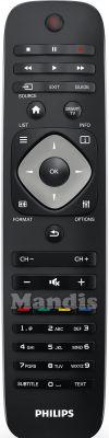 Original remote control PHILIPS 398GR8BD3NTPHT (996590004765)