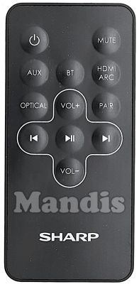 Original remote control SHARP (SH484) (105001389)