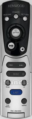 Original remote control KENWOOD RC-DV310