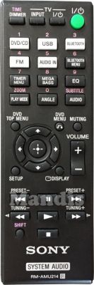 Original remote control SONY RM-AMU214 (A2060834A)