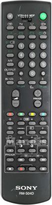 Original remote control SONY RM-S04D (994800917) Original remote control SONY RM-S04D (994800917)