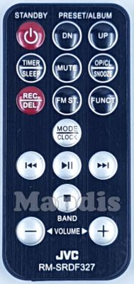 Original remote control JVC RM-SRDF327 (EM00180000)