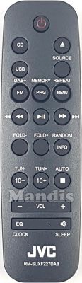 Original remote control JVC RM-SUXF227DAB