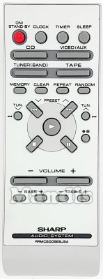 Original remote control SHARP RRMCG0056SJSA