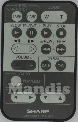 Original remote control SHARP GA149WJ (RRMCGA149WJSA)