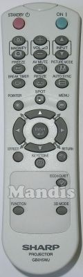 Original remote control SHARP GB015WJ (RRMCGB015WJSB)