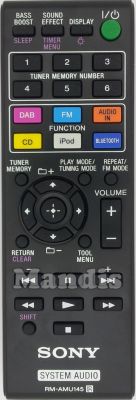 Original remote control SONY RM-AMU145 (149001811) Original remote control SONY RM-AMU145 (149001811)