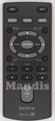 Original remote control SONY RM-X172 (148015024) Original remote control SONY RM-X172 (148015024)