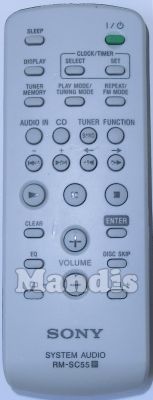 Original remote control SONY RM-SC55 (A1169936A)