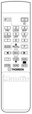 Original remote control THOMSON SRD 14 (10257030)