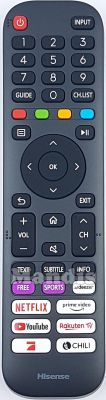 Original remote control HISENSE EN2AL30H (T305795)
