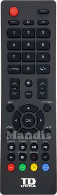 Original remote control TD SYSTEMS TDSYS001