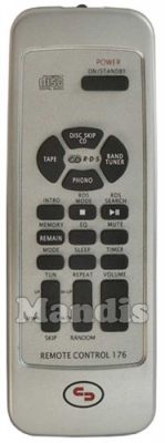 Original remote control THOMSON RC176 (35876780) Original remote control THOMSON RC176 (35876780)