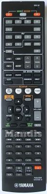Original remote control YAMAHA RAV432 (WW510400)