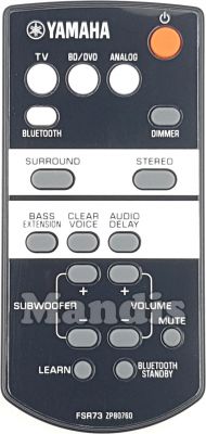 Original remote control YAMAHA FSR73 (ZP807600)